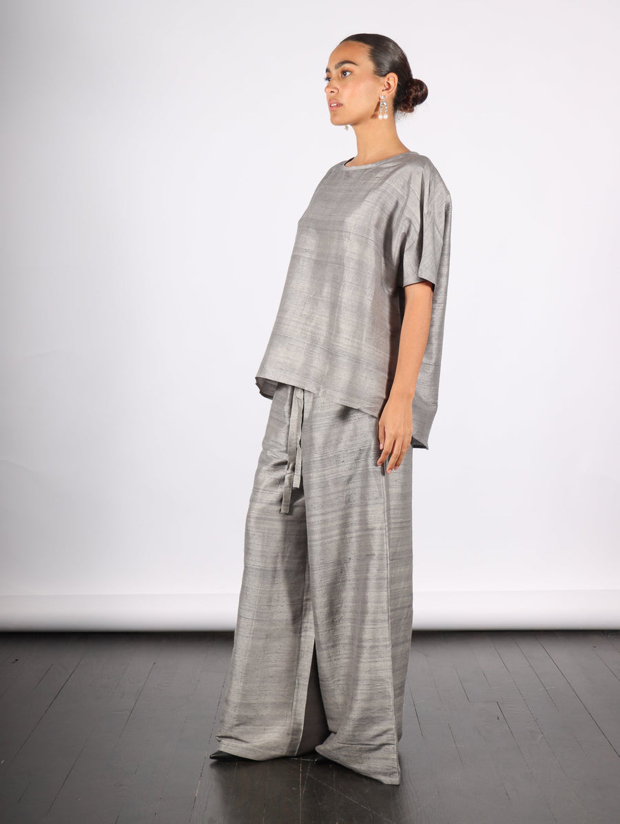 Sera Pants in Gray by Shwetambari-Shwetambari-Idlewild