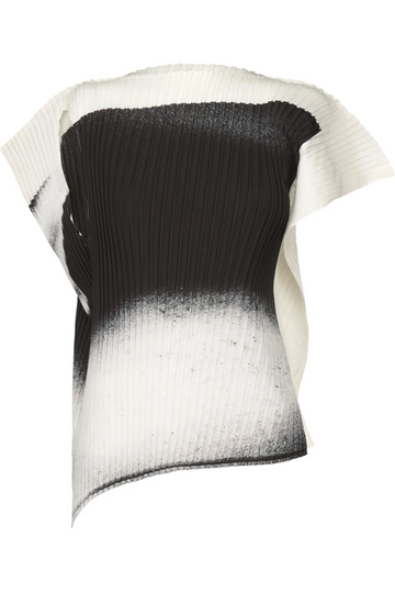 Shadow Study Pleats Top in Shadow by Issey Miyake-Tops-Issey Miyake-Idlewild