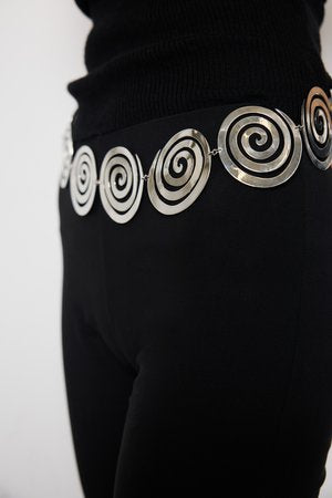 Shailey Spiral Belt in Silver by Eyland-Accessories-Eyland-Idlewild