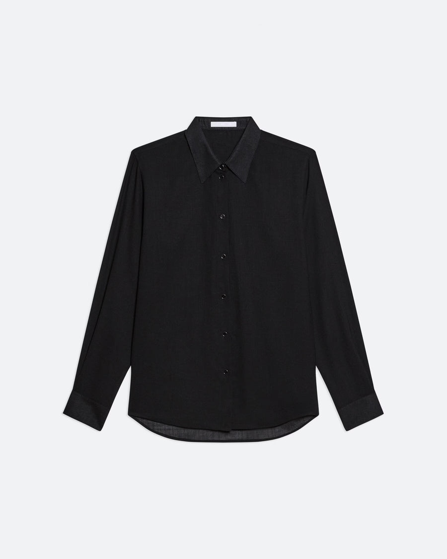 Sheer Classic Shirt in Black by Helmut Lang-Helmut Lang-Idlewild