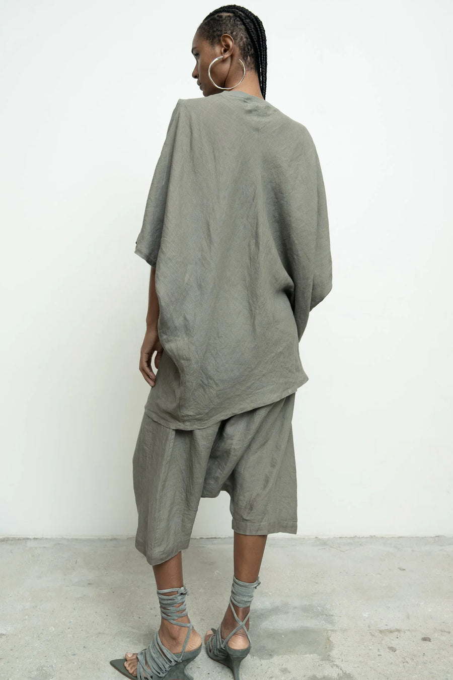 Shift Shirt in Slate by Nicholas K-Tops-Nicholas K-Idlewild