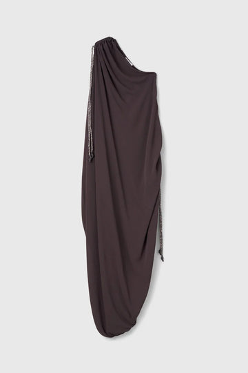 Shirley Dress in Dark Coffee by Rodebjer-Dresses-Rodebjer-Idlewild