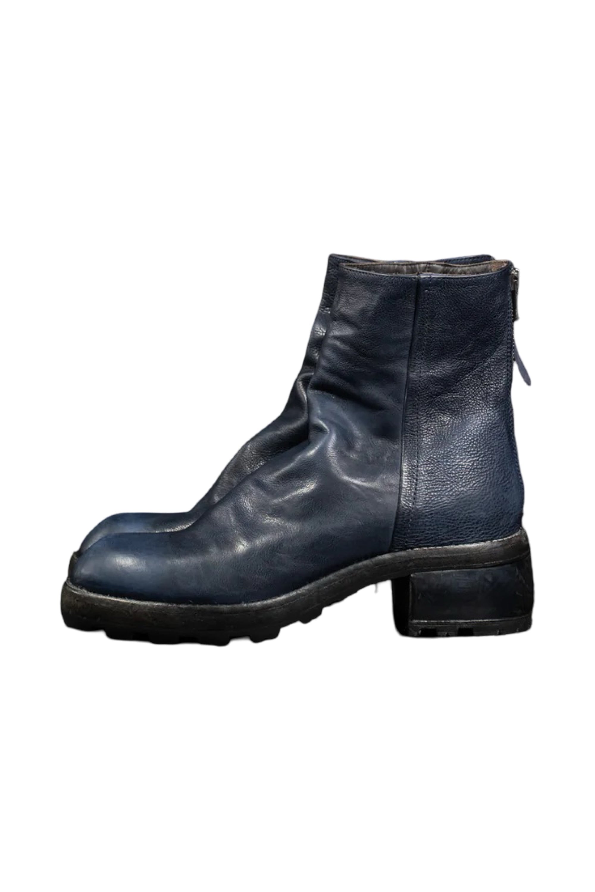 Short Washed Boot in Calusa Blue by Shoto-Shoes-Shoto-Idlewild