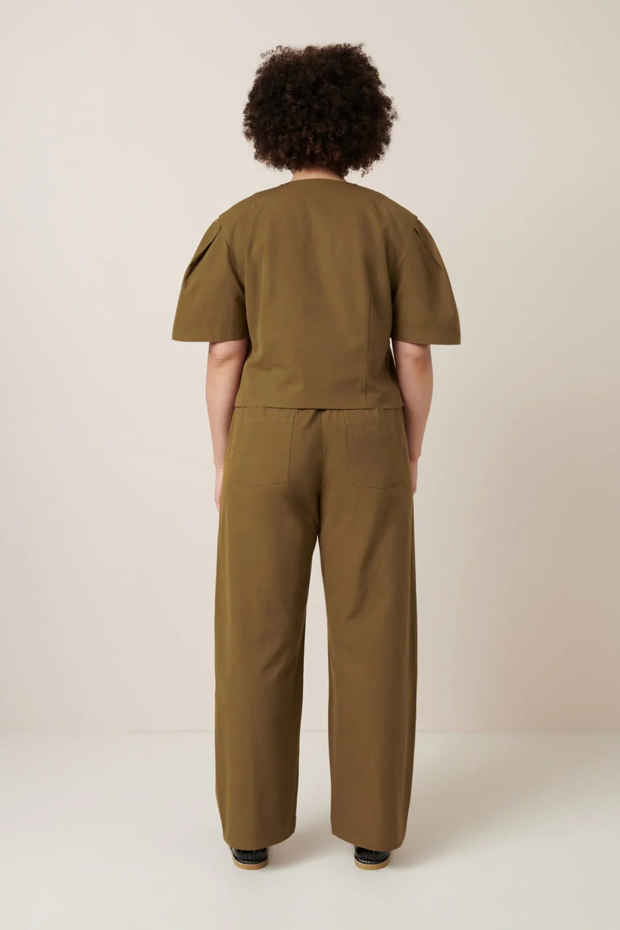 Sienna Top in Dark Spice by Kowtow-Tops-Kowtow-Idlewild