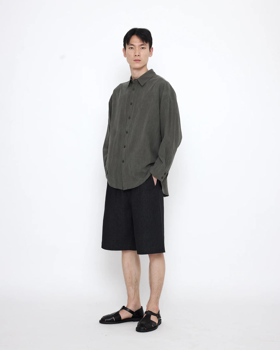 Signature Unisex Dolman Shirt in Pewter Green by 7115 by Szeki-7115 by Szeki-Idlewild