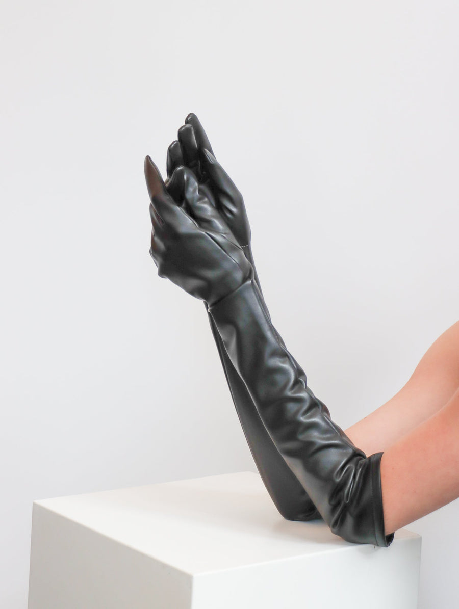 Skin Gloves in Black by Issey Miyake-Issey Miyake-Idlewild