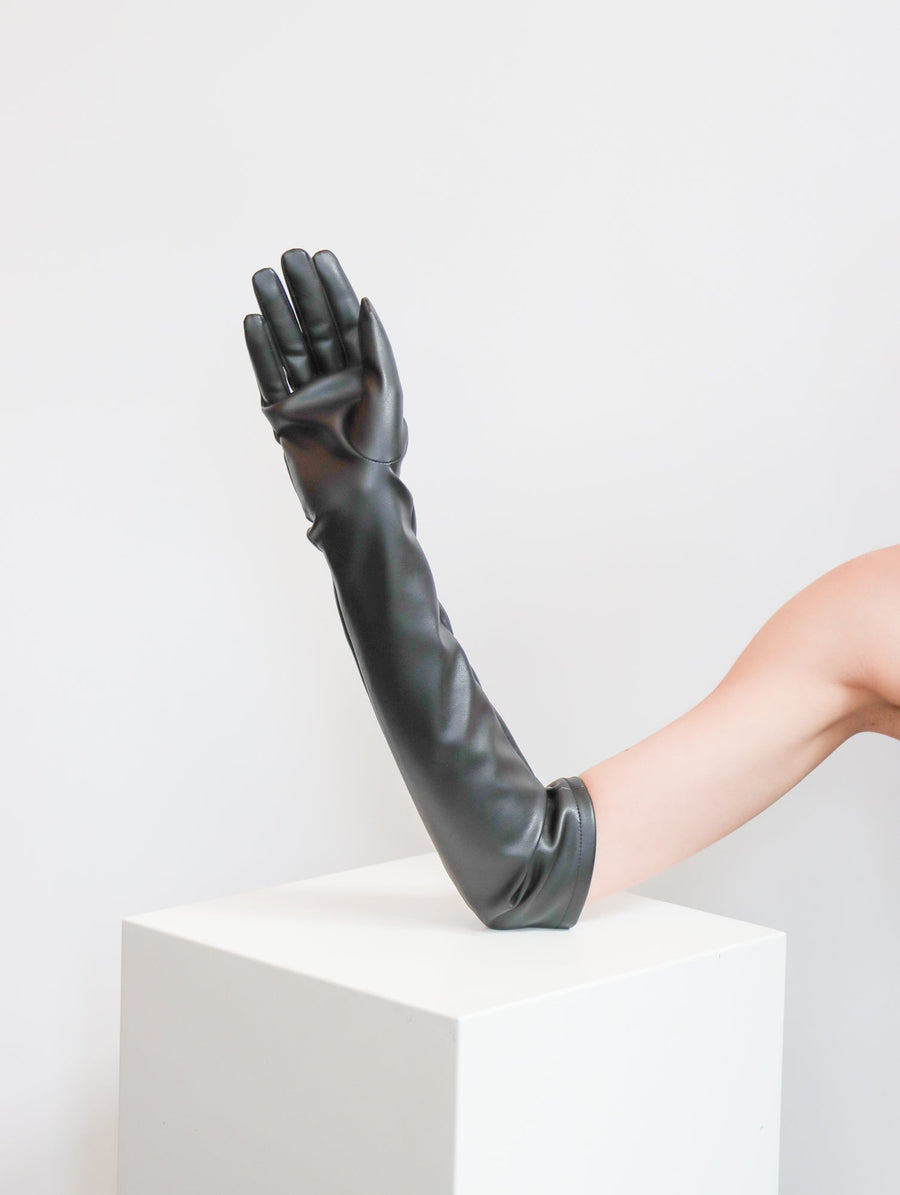 Skin Gloves in Black by Issey Miyake-Issey Miyake-Idlewild