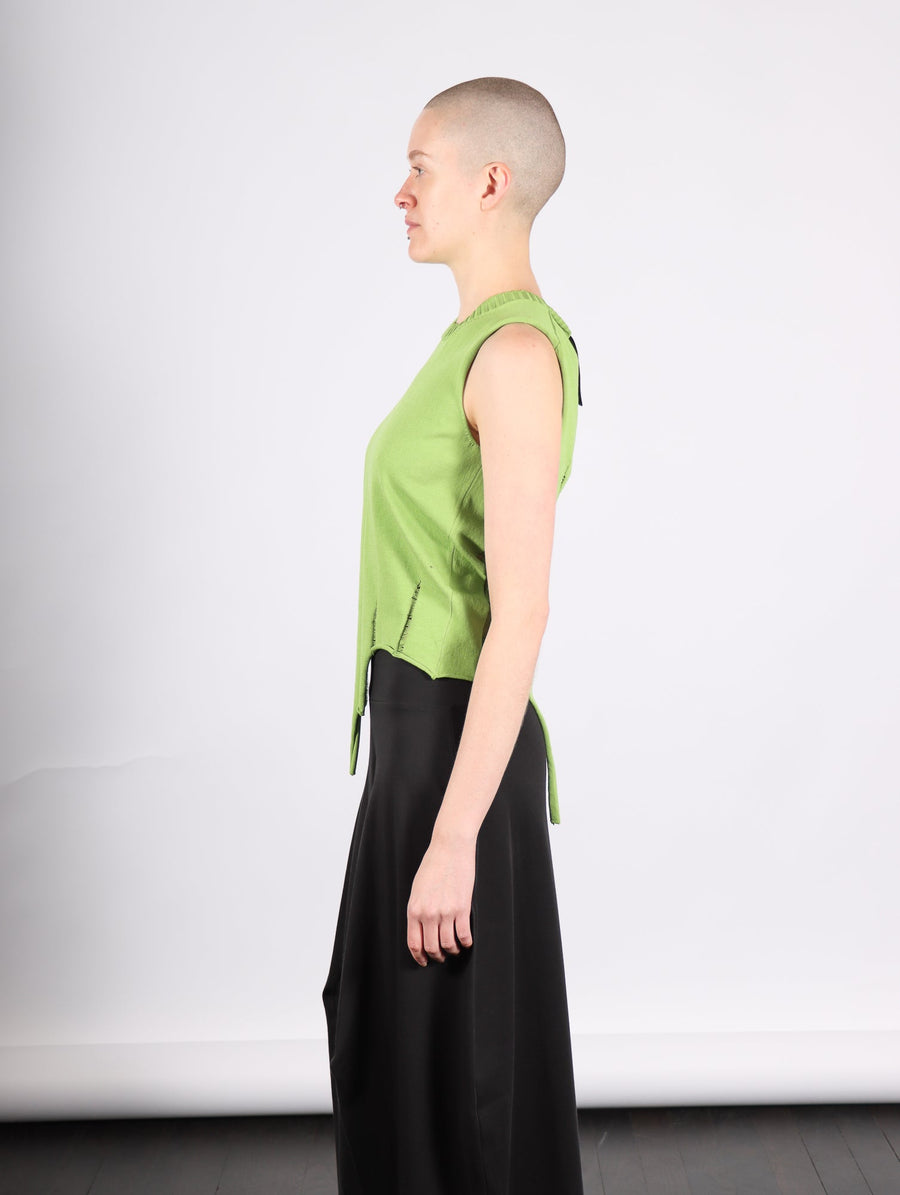 Sleeveless Top in Leaf by Serien°umerica-Idlewild