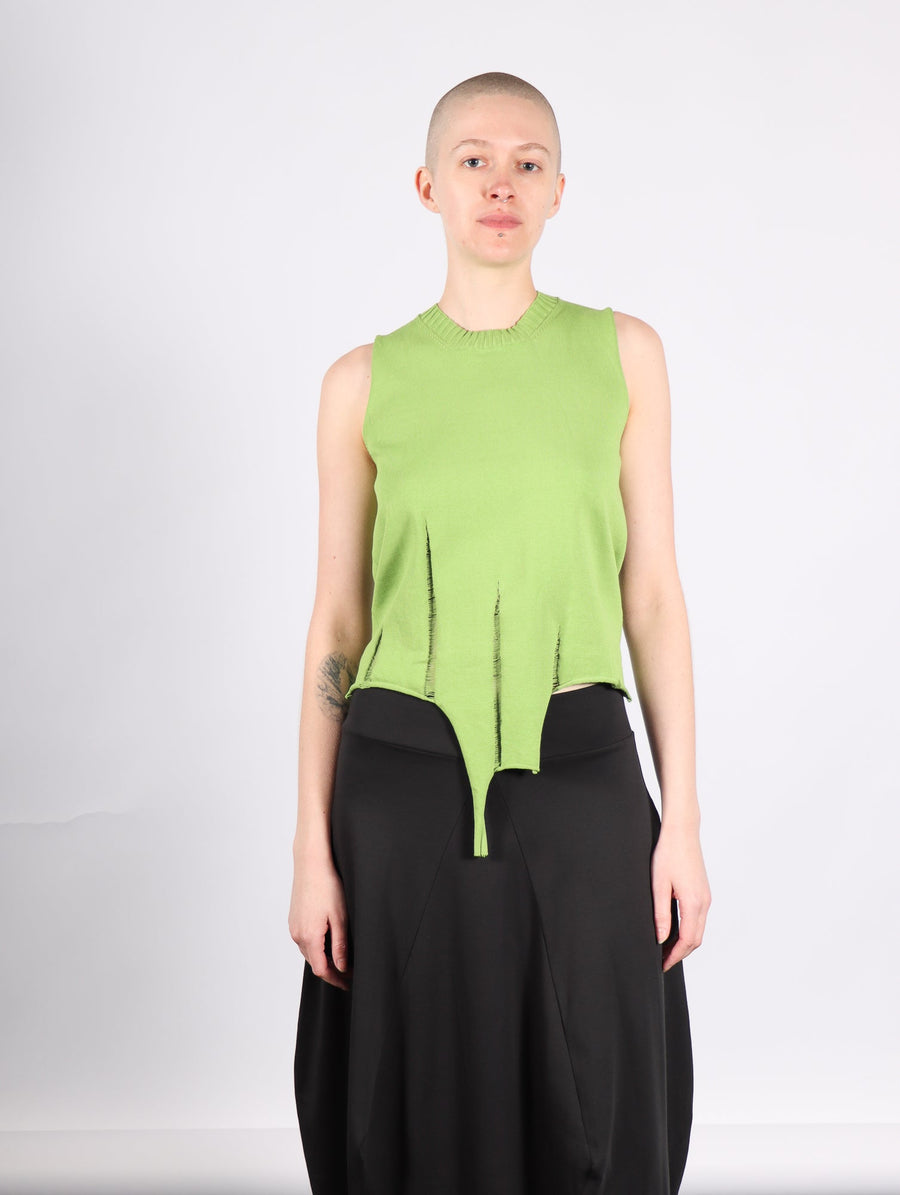 Sleeveless Top in Leaf by Serien°umerica-Idlewild