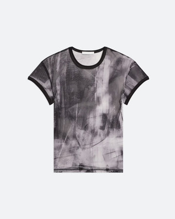 Slim Scribble Tee in Black Multi by Helmut Lang-Helmut Lang-Idlewild