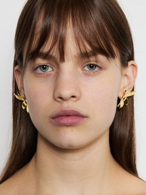 Small Estelle Flower Earrings in Gold by Eyland-Jewelry-Eyland-Idlewild