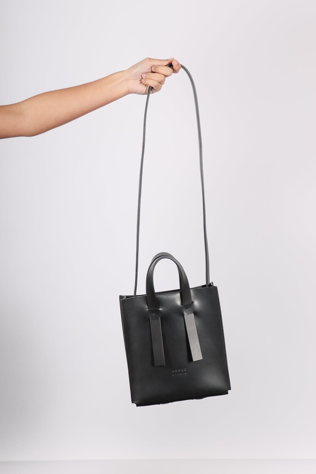 Small Tote in Black by Arrhe Studio-Idlewild
