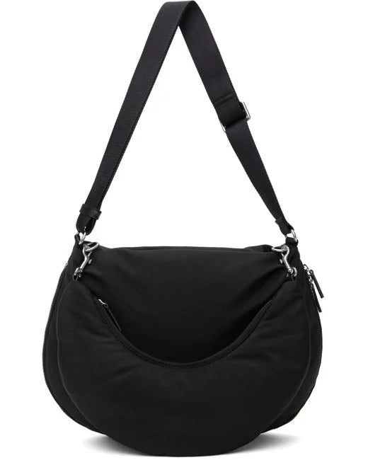 Small Travel Bag in Black by Helmut Lang