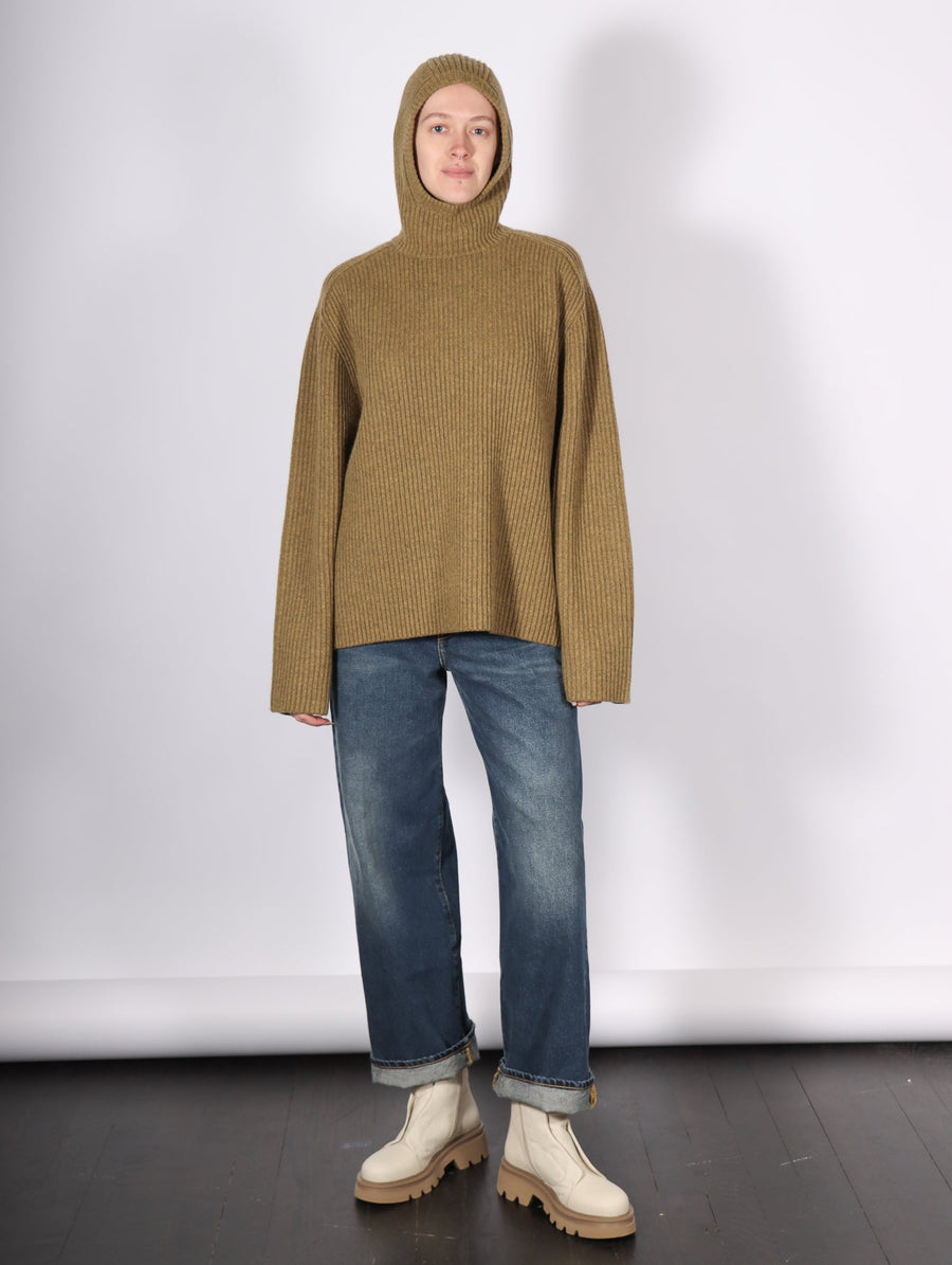 Snood Rib Sweater in Hunter by 6397