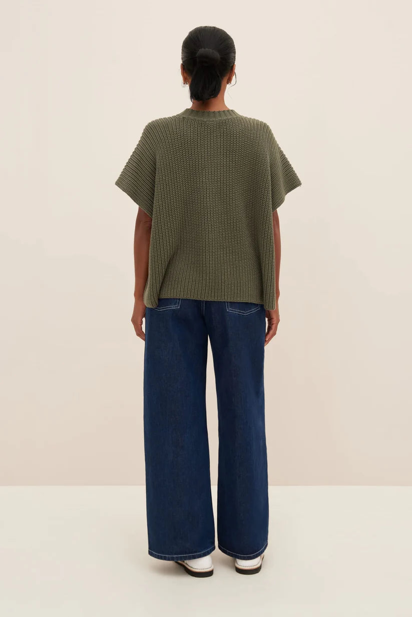 Sofia Top in Olive by Kowtow