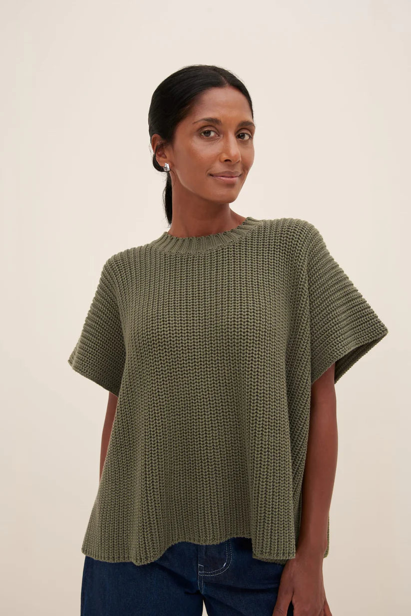 Sofia Top in Olive by Kowtow