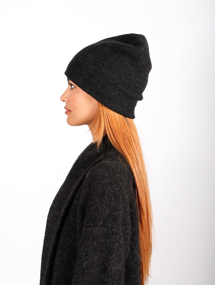 Soft Beanie in Black by Lauren Manoogian-Idlewild