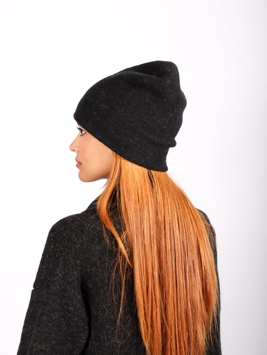 Soft Beanie in Black by Lauren Manoogian-Idlewild