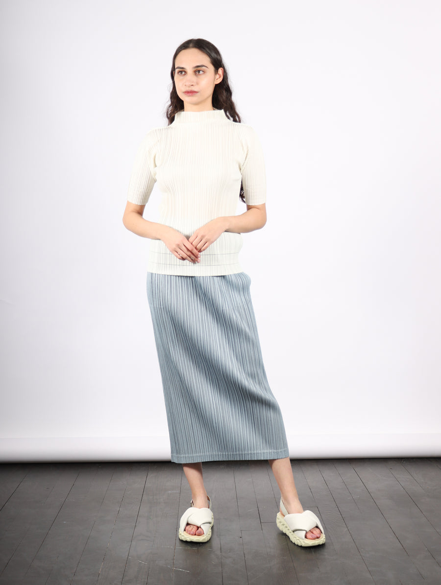 Soft Pleats Tops in Cream by Pleats Please Issey Miyake-Pleats Please Issey Miyake-Idlewild