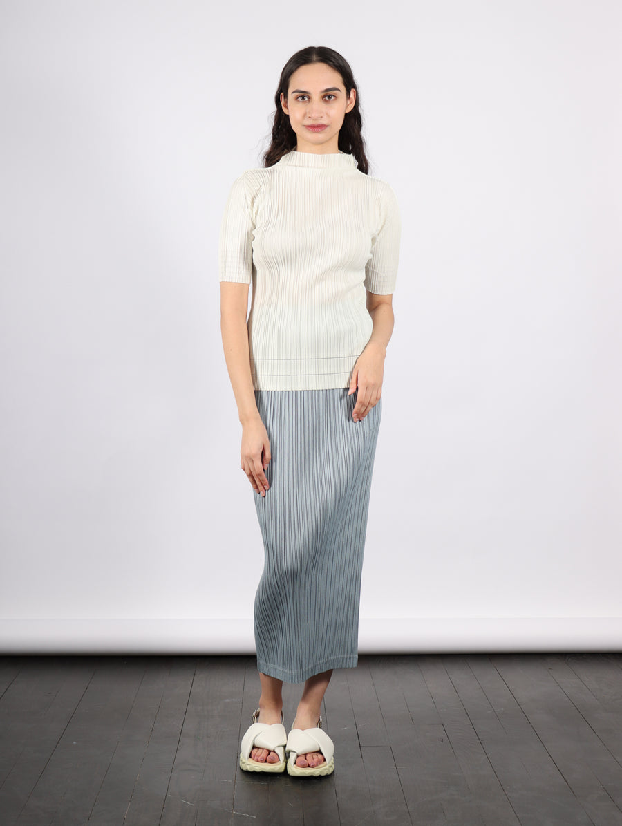 Soft Pleats Tops in Cream by Pleats Please Issey Miyake-Pleats Please Issey Miyake-Idlewild