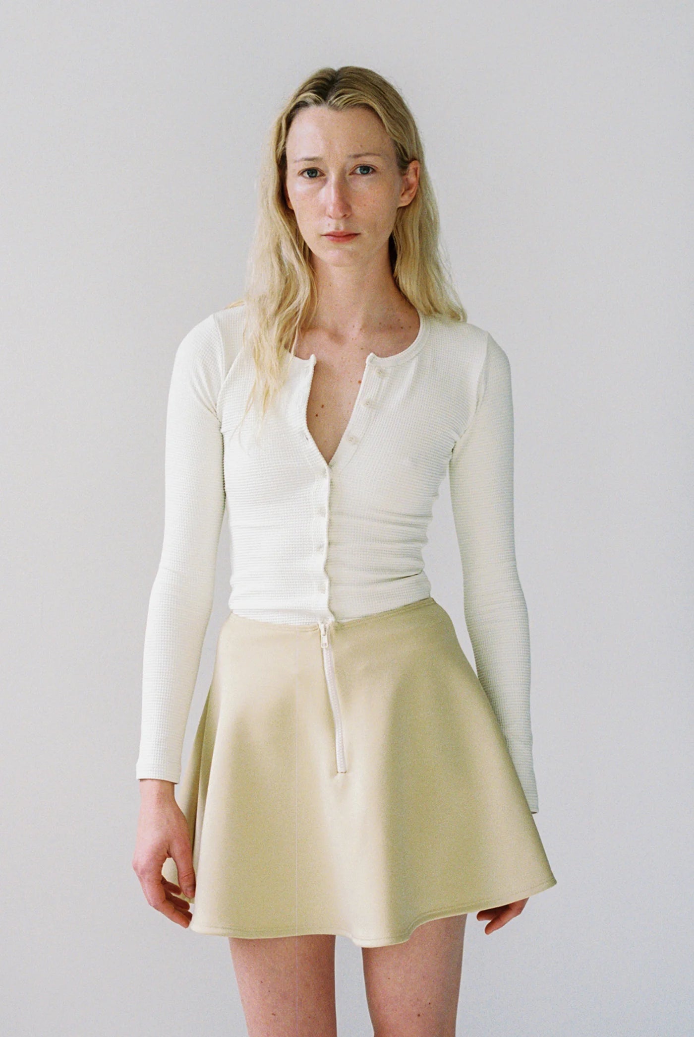 Sophie Thermal Cardigan in Natural by GIL RODRIGUEZ-Tops-GIL RODRIGUEZ-Idlewild