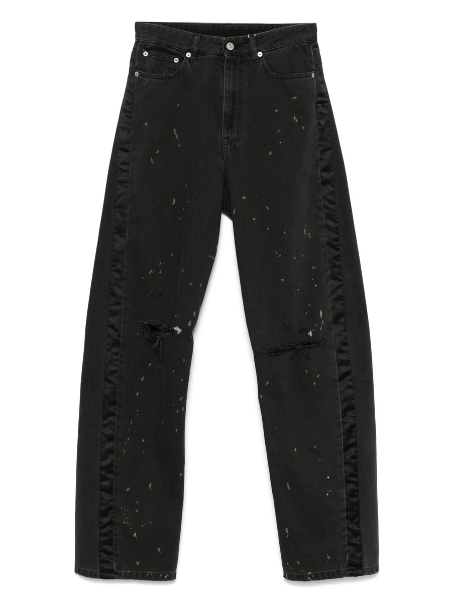 Speckled 5 Pocket Tuxedo Pants in Black by MM6 Maison Margiela-Bottoms-MM6-Idlewild