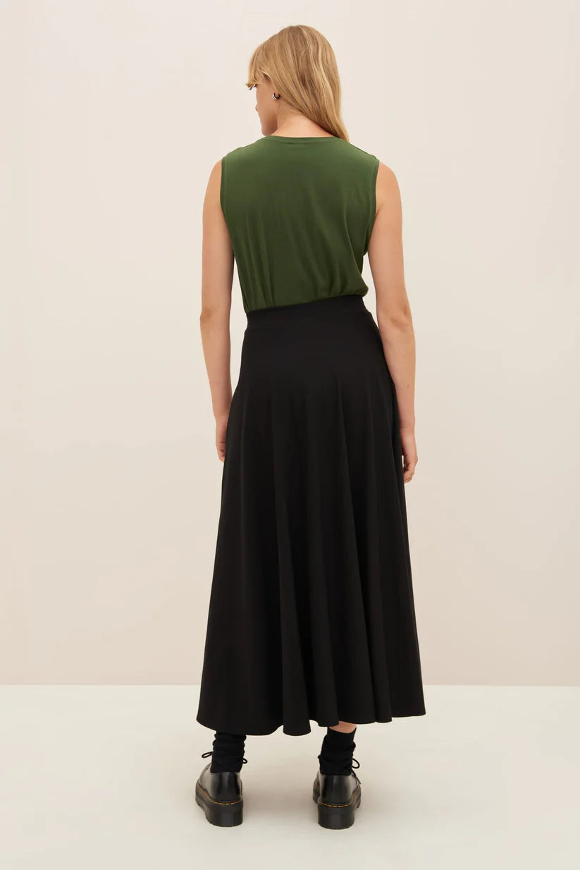 Sphere Skirt in Black by Kowtow