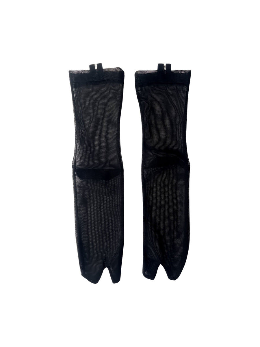 Split Toe Socks in Black by Melitta Baumeister-Idlewild