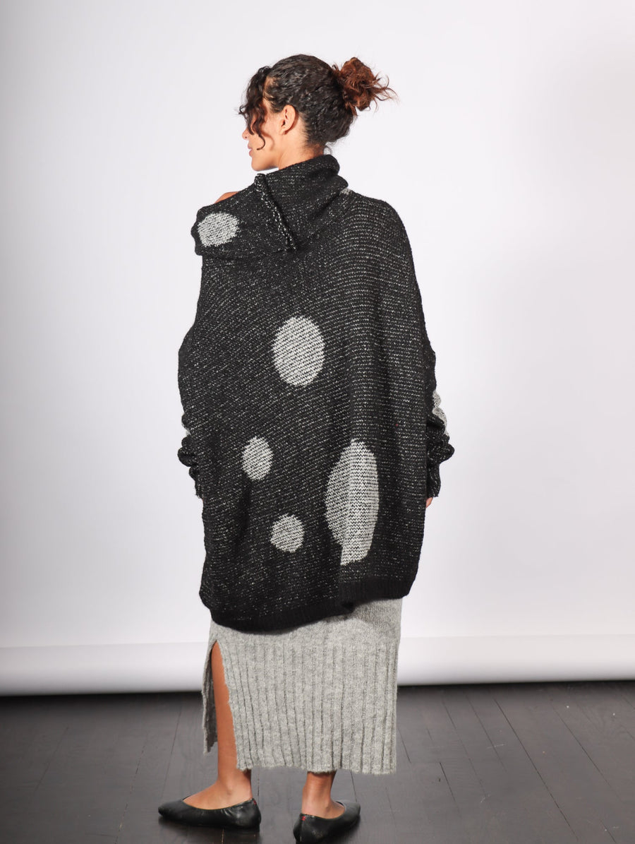 Spot Sweater Black & Light Gray by Amano by Lorena Laing