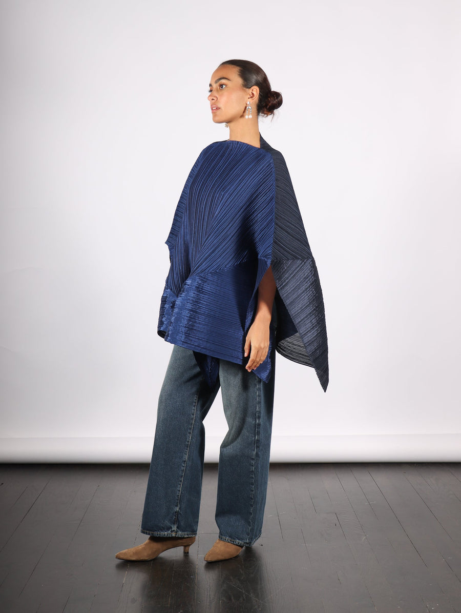 Stella Scarf in Dark Navy by Pleats Please Issey Miyake-Pleats Please Issey Miyake-Idlewild