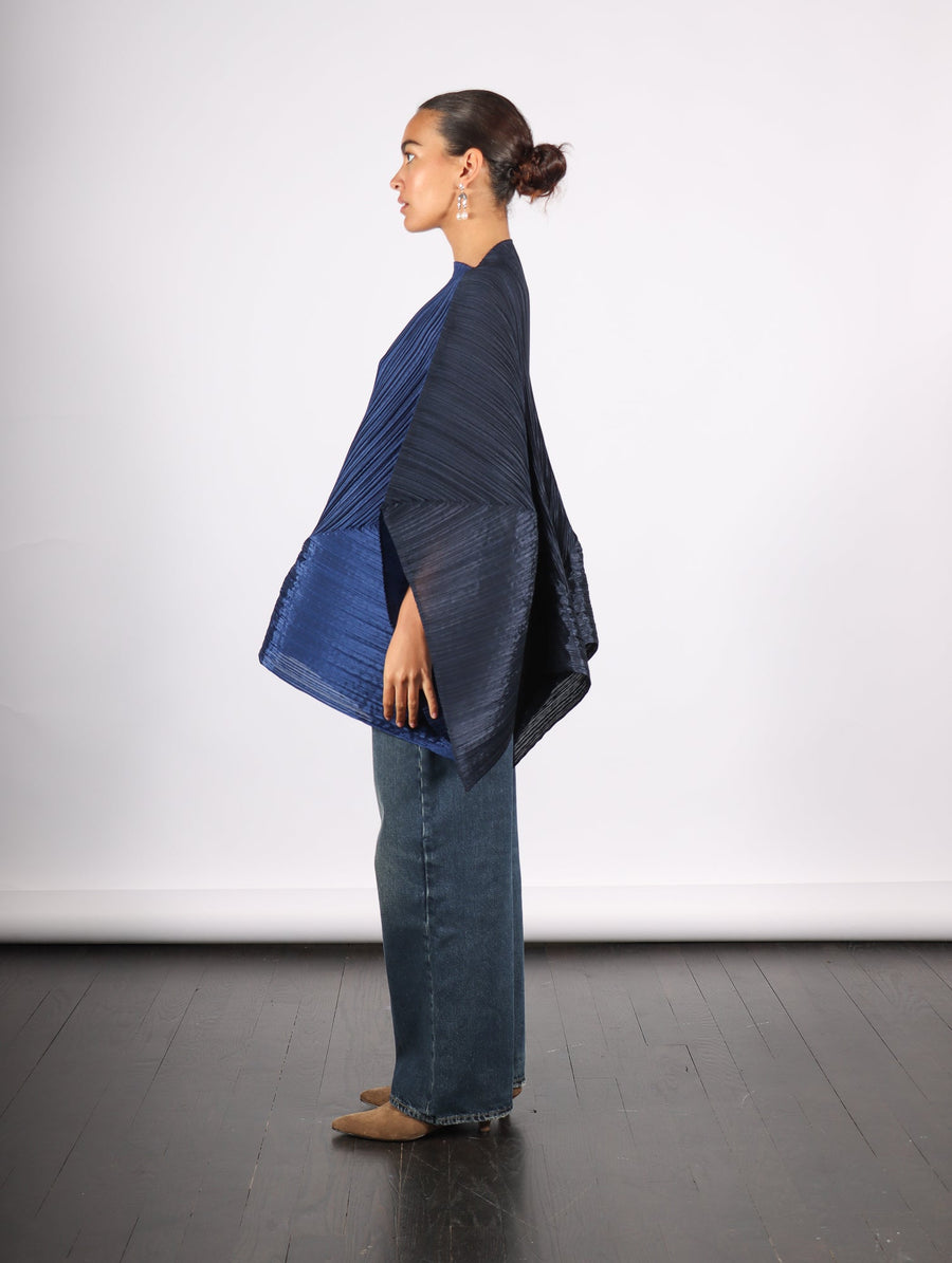 Stella Scarf in Dark Navy by Pleats Please Issey Miyake-Pleats Please Issey Miyake-Idlewild