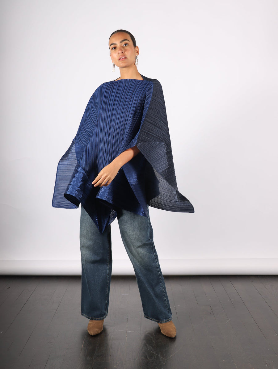 Stella Scarf in Dark Navy by Pleats Please Issey Miyake-Pleats Please Issey Miyake-Idlewild