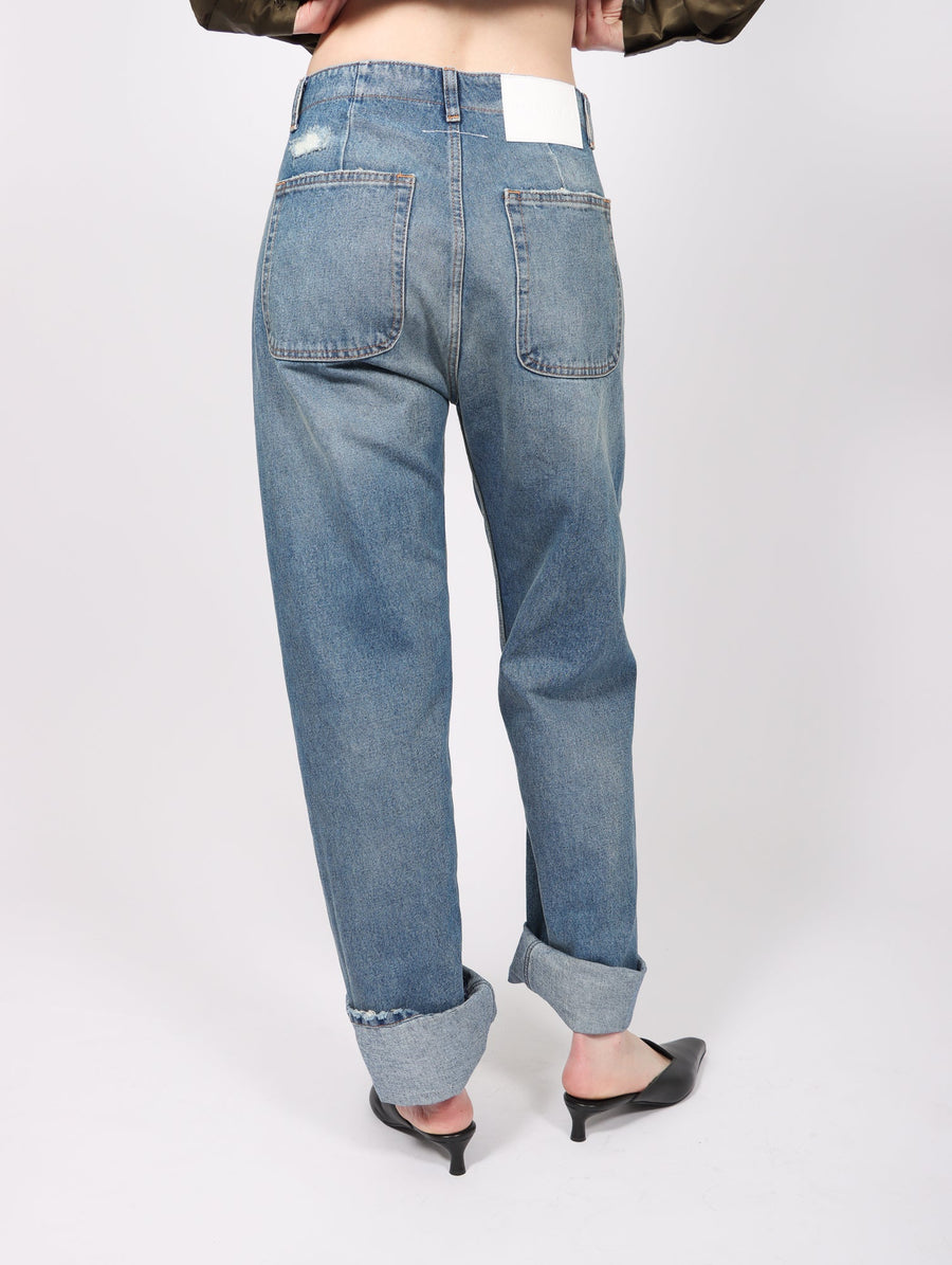 Straight Oversized Jeans in Blue by MM6 Maison Margiela – Idlewild