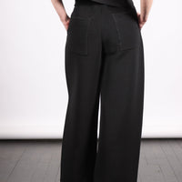 Stratum Wide Straight Pants in Black by CFCL – Idlewild