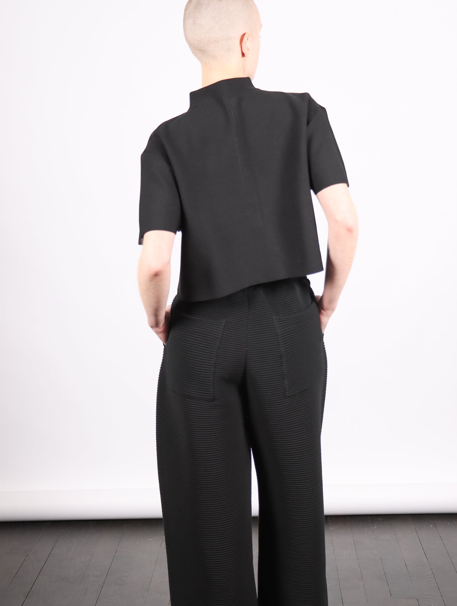 Stratum Wide Straight Pants in Black by CFCL – Idlewild