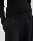Sweatshirt Program Calder Sweatpant in Black by Tibi-Bottoms-Tibi-Idlewild