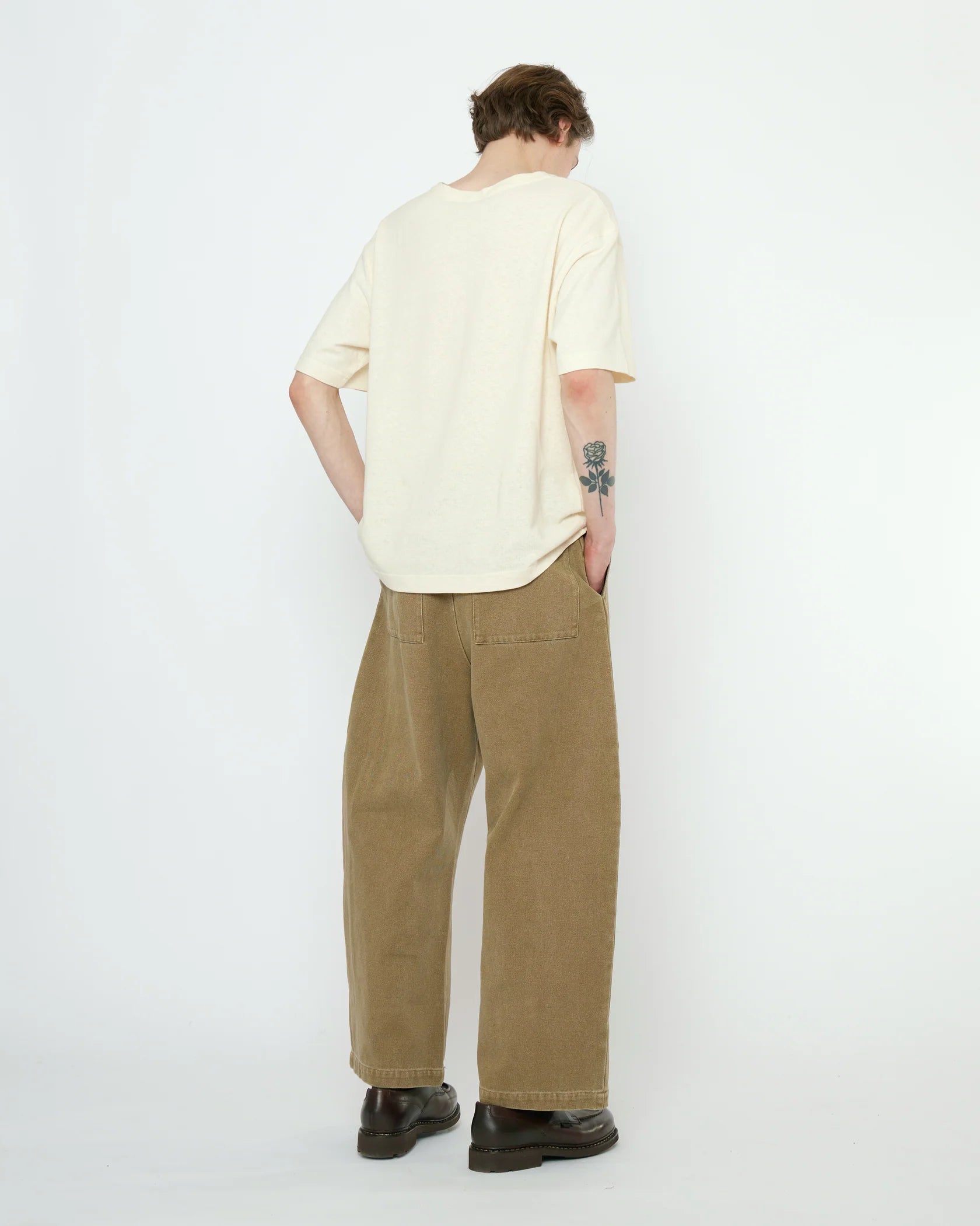 Tailored Curve Legged Trouser in Kelp by 7115 by Szeki-Bottoms-7115 by Szeki-Idlewild
