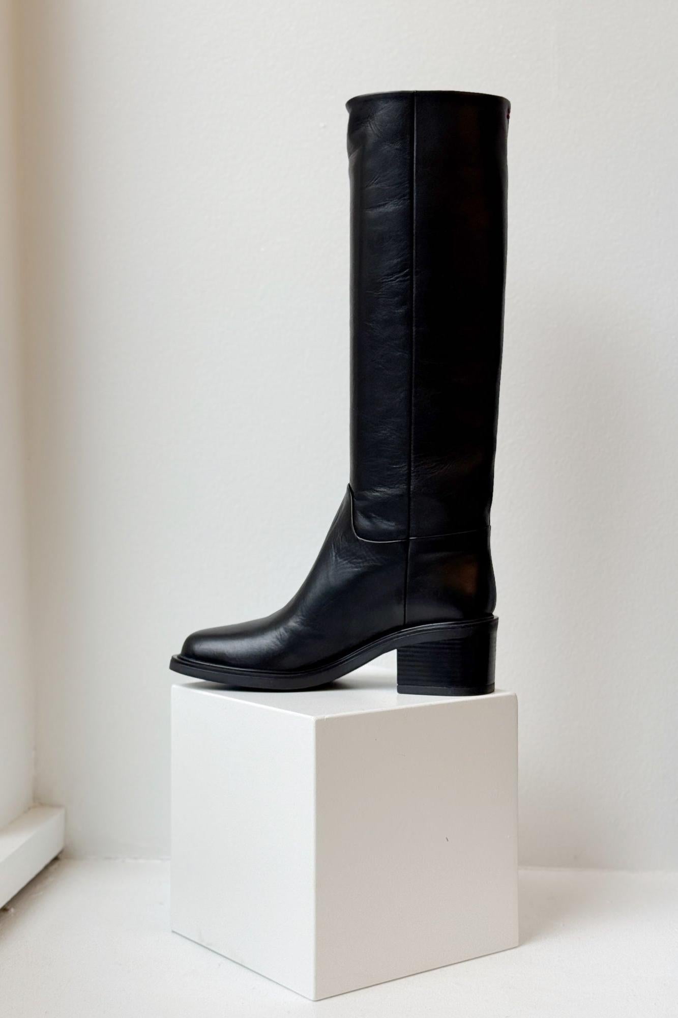 Tall Nole Boot in Old Nero by Halmanera-Halmanera-Idlewild