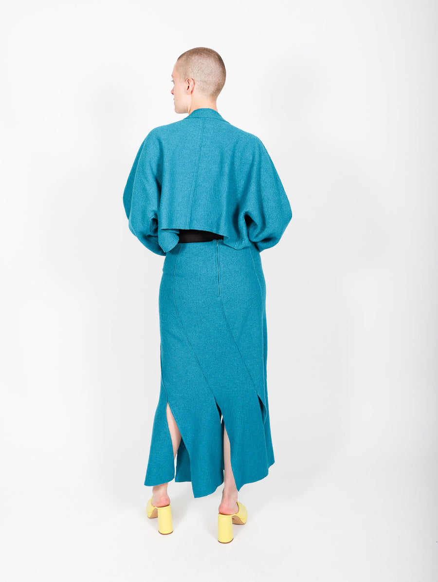 Tea Jacket in Teal Blue by Grind and Glaze-Idlewild