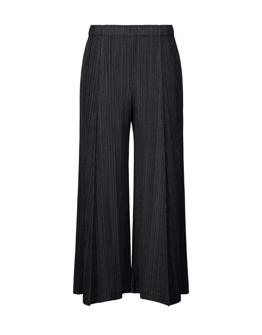 Thicker Bottoms 1 Pants in Black by Pleats Please Issey Miyake-Pleats Please Issey Miyake-Idlewild