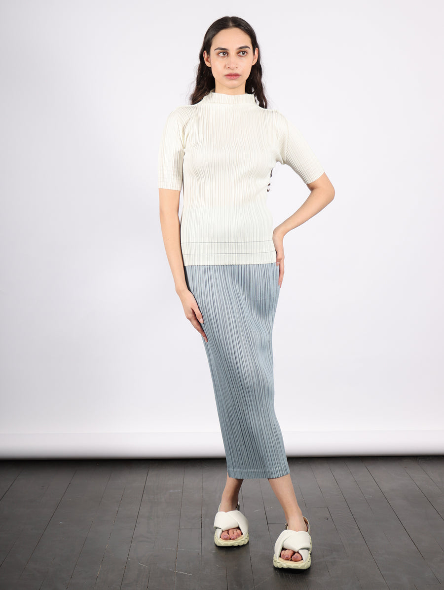 Thicker Bottoms 1 Skirt in Cool Grey by Pleats Please Issey Miyake-Pleats Please Issey Miyake-Idlewild