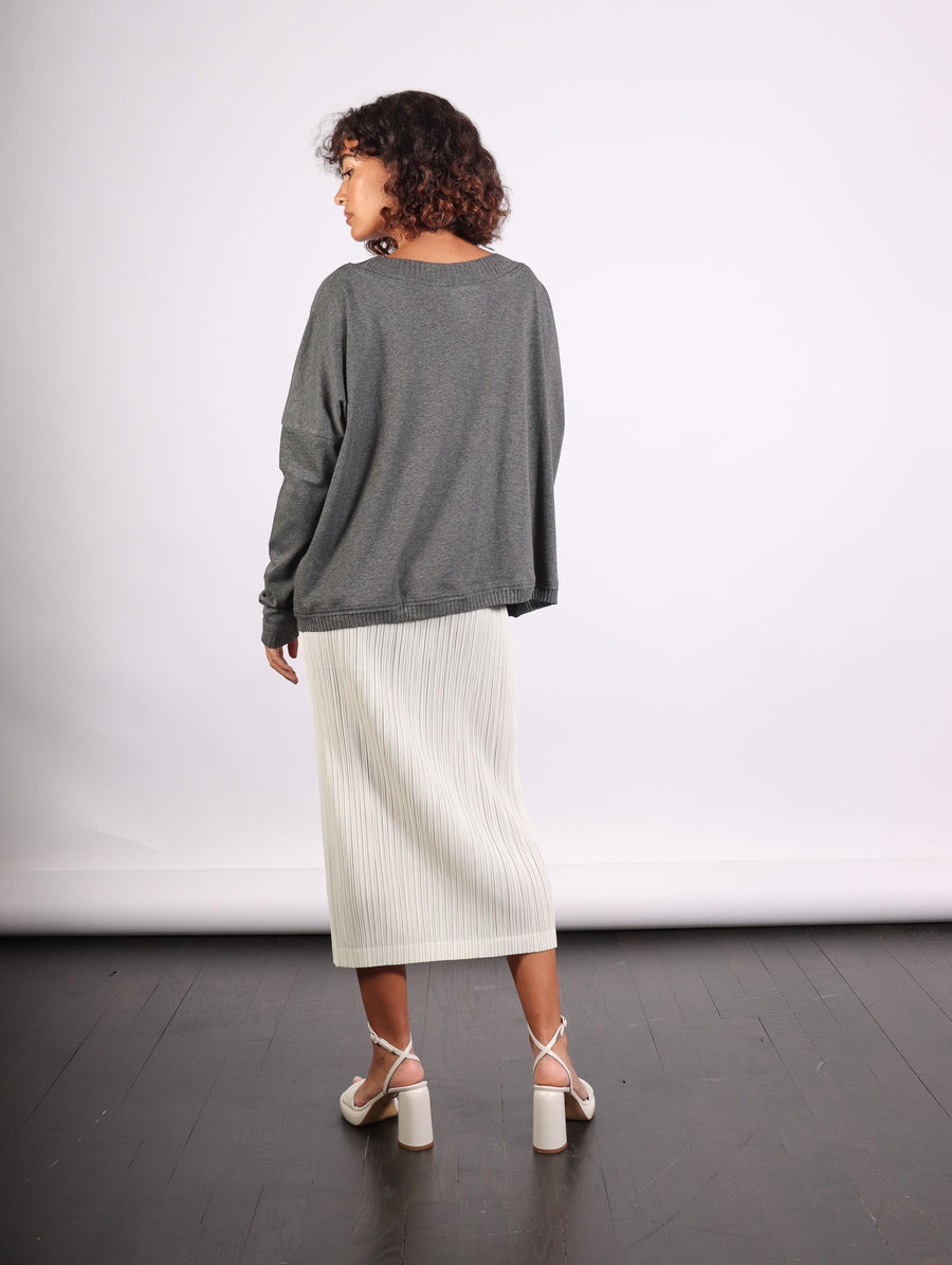 Thicker Bottoms Skirt in Off White by Pleats Please Issey Miyake-Idlewild