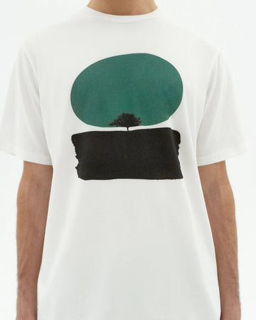 Trees Zach Tee in White by Thinking Mu-Thinking Mu-Idlewild