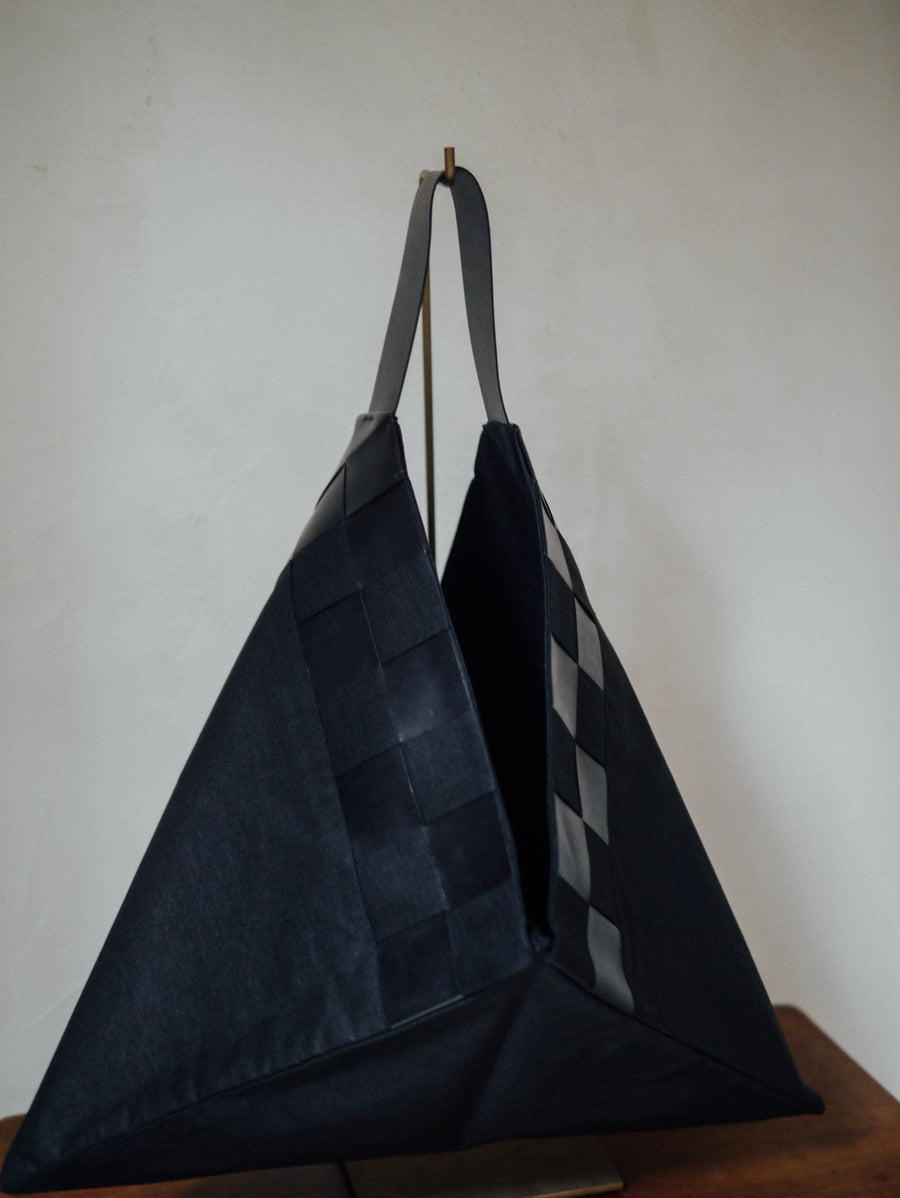 Triangle Bag in All Black by Kamaro'an-Kamaro'an-Idlewild