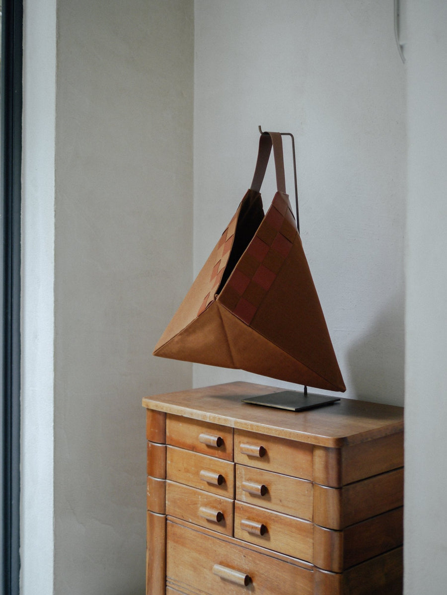 Triangle Bag in Chestnut by Kamaro'an – Idlewild