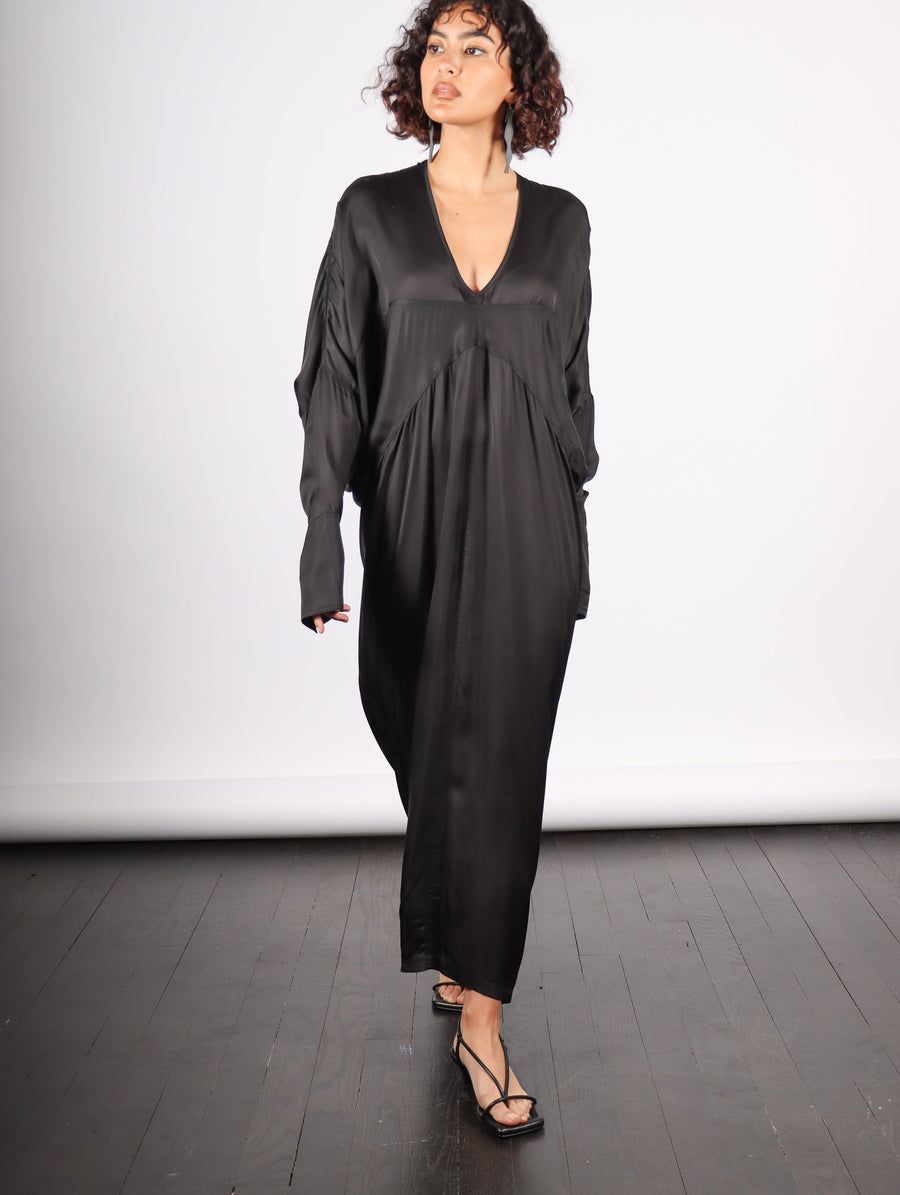 Tristan Drape Dress in Black by Nicholas K-Idlewild