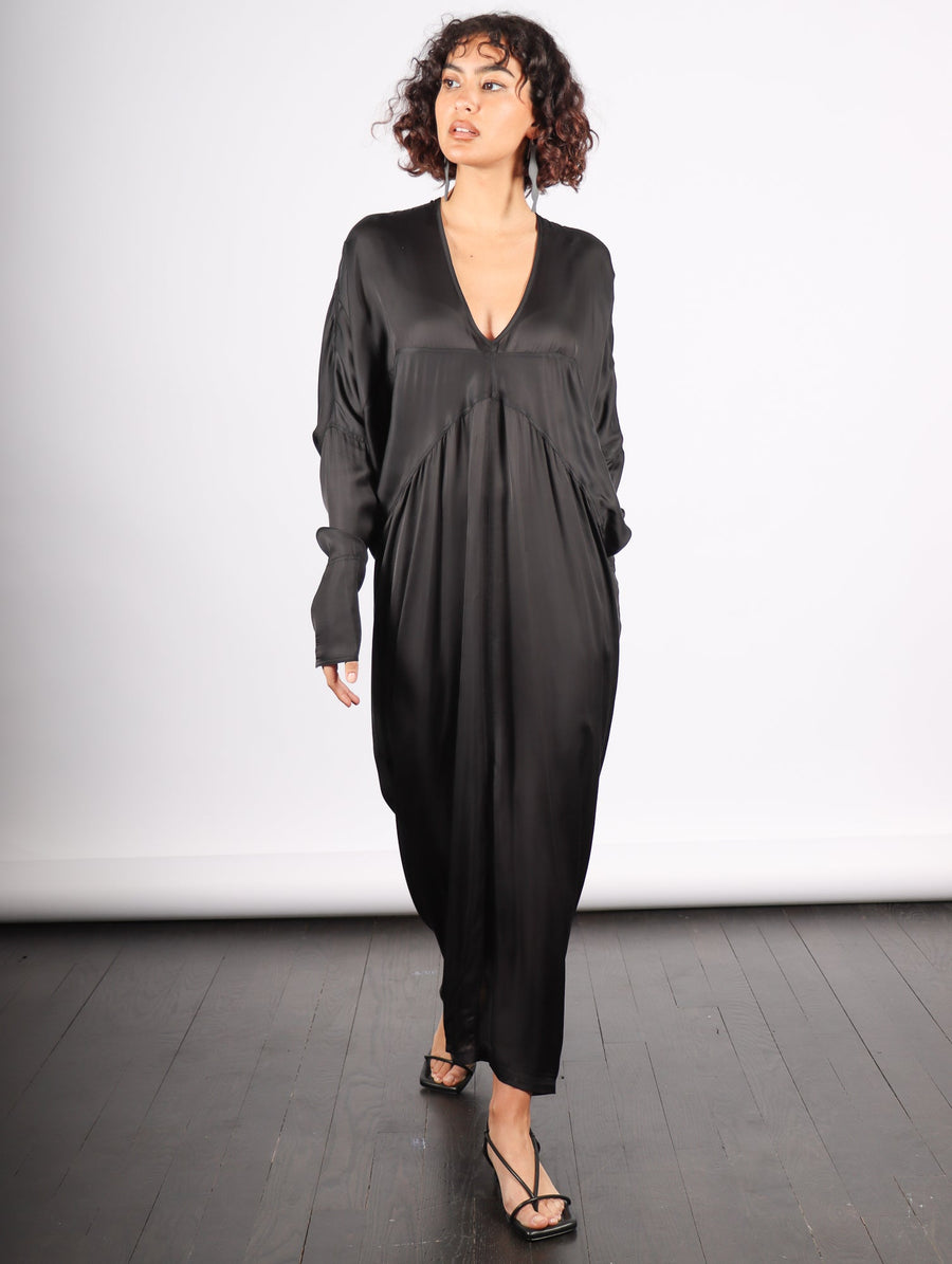 Tristan Drape Dress in Black by Nicholas K-Idlewild