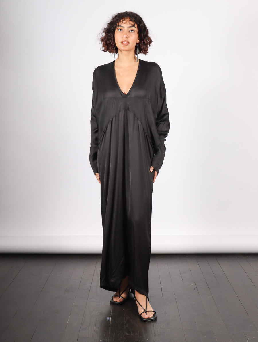 Tristan Drape Dress in Black by Nicholas K-Idlewild