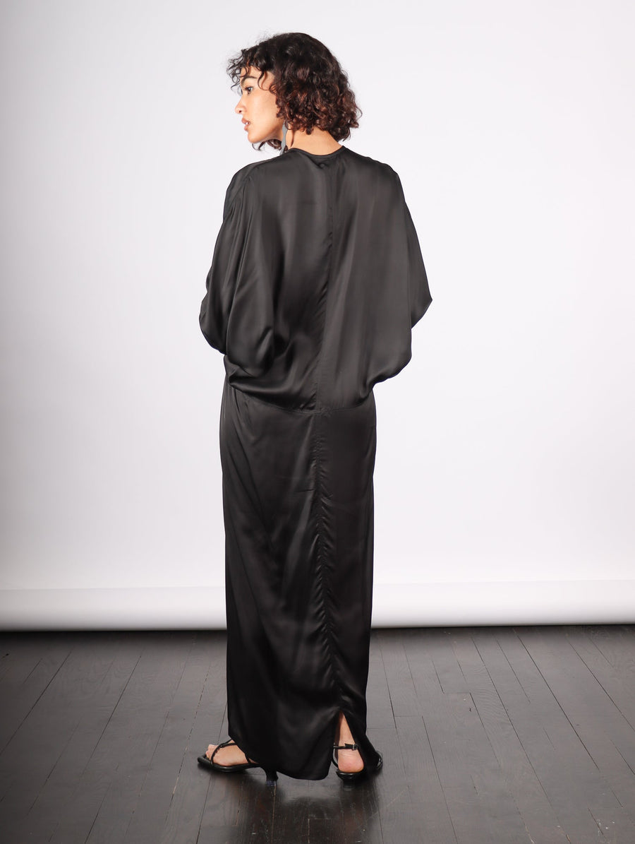 Tristan Drape Dress in Black by Nicholas K-Idlewild