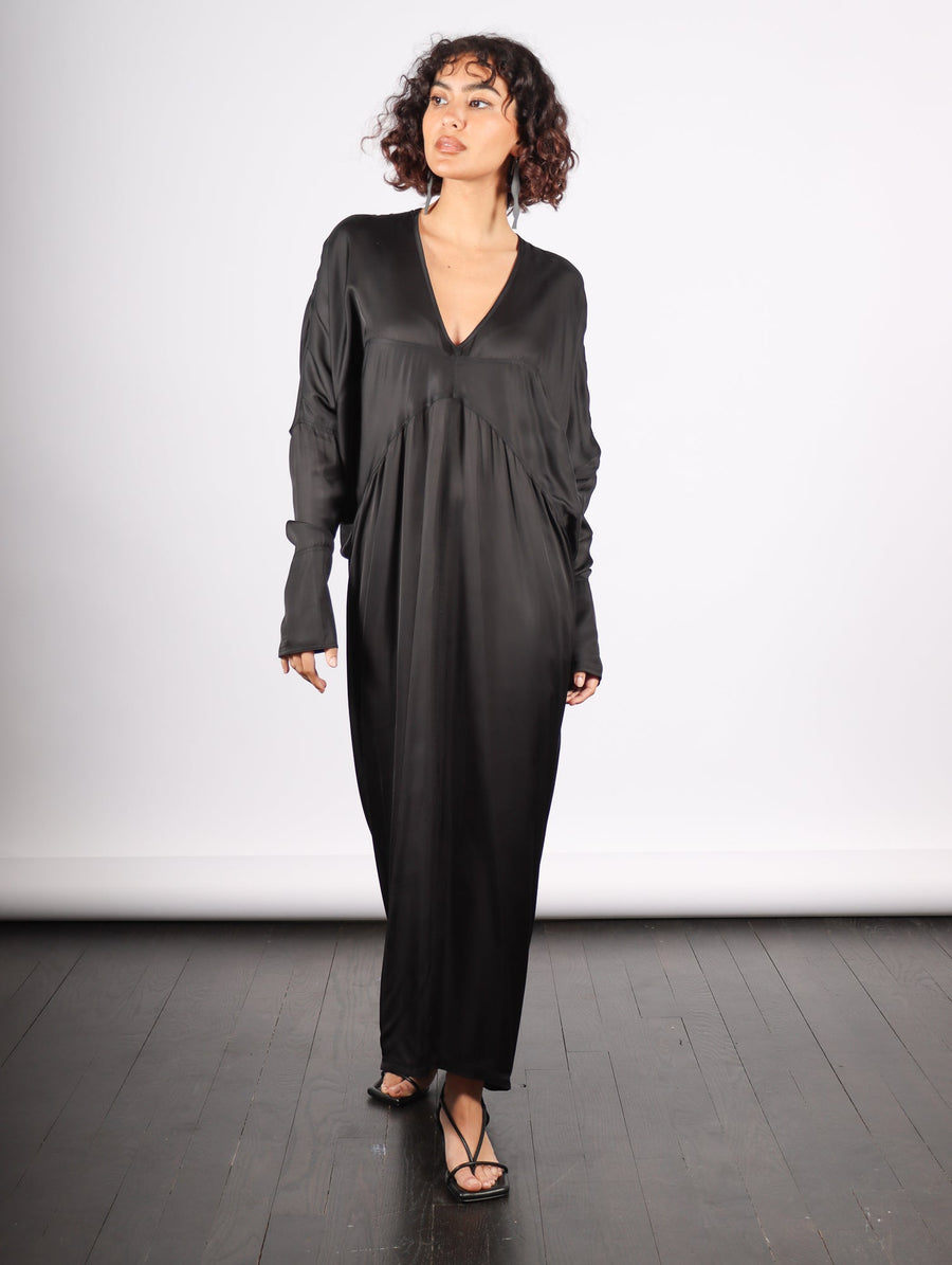 Tristan Drape Dress in Black by Nicholas K-Idlewild